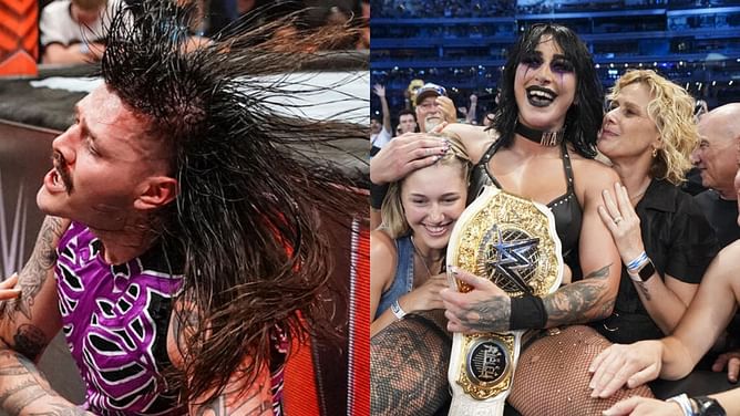 Rhea Ripley and Dominik Mysterio accidentally caught together with another star; there was an attempt to hide it
