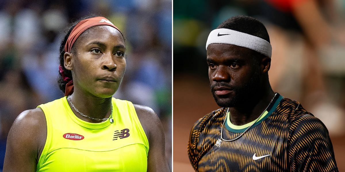 Coco Gauff and Frances Tiafoe. (Image credits: Getty)