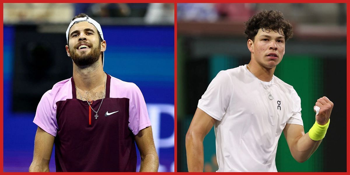 Karen Khachanov and Ben Shelton (Source: Getty)