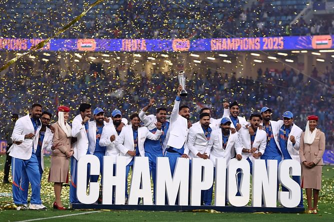 "India will have a bigger golden period than Australia" - Enthusiastic fans react as Men in Blue win their 3rd ICC Champions Trophy