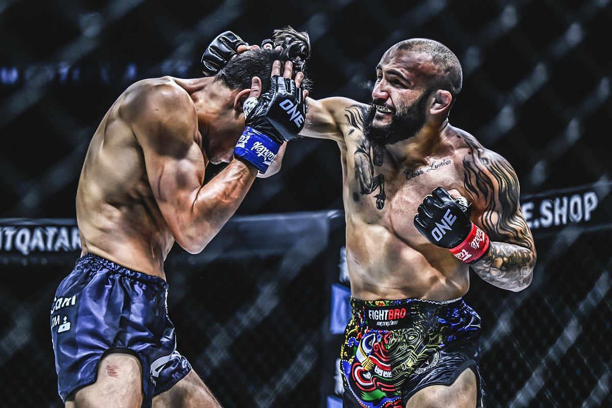 Asa Ten Pow (left), John Lineker (right) [Photo via ONE Championship]