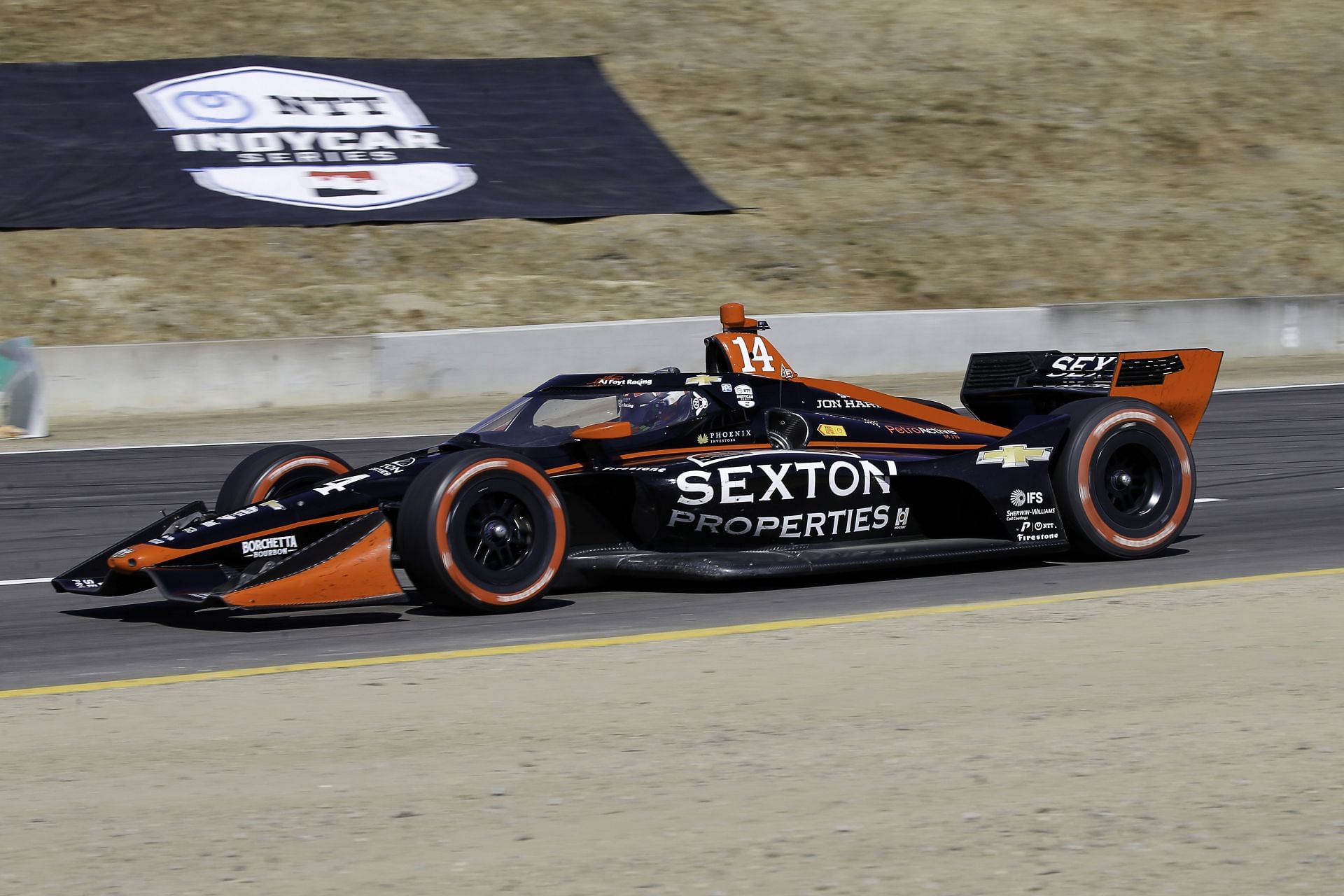 Santino Ferrucci during the IndyCar Series Firestone Grand Prix of Monterey - Source: Getty