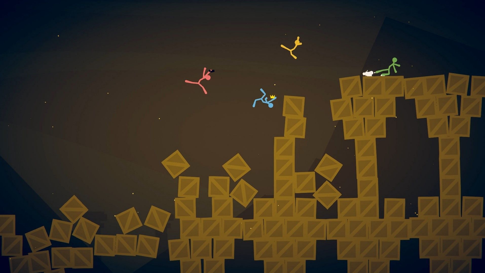 A still from Stick Fight: The Game (Image via Landfall)