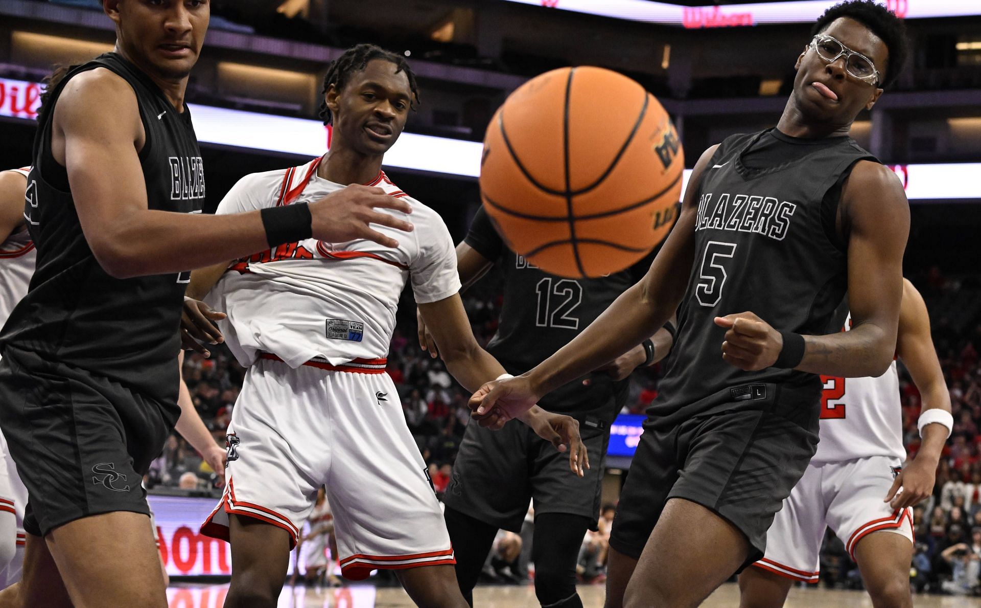 Sierra Canyon Trailblazers defeated Lincoln 58-53 to win a boys CIF State Division 1 championship basketball game. - Source: Getty