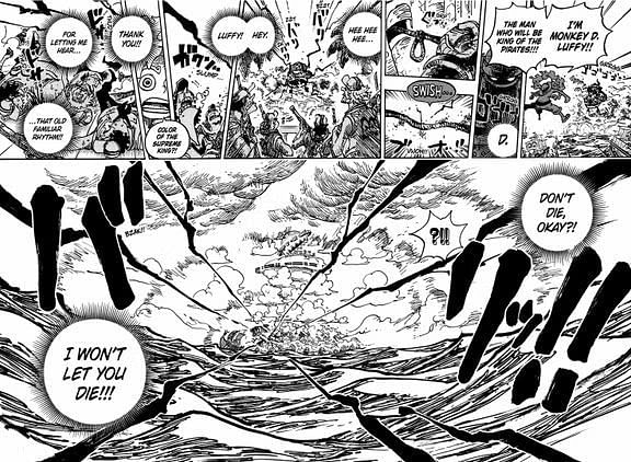 Monkey D. Luffy in One Piece.