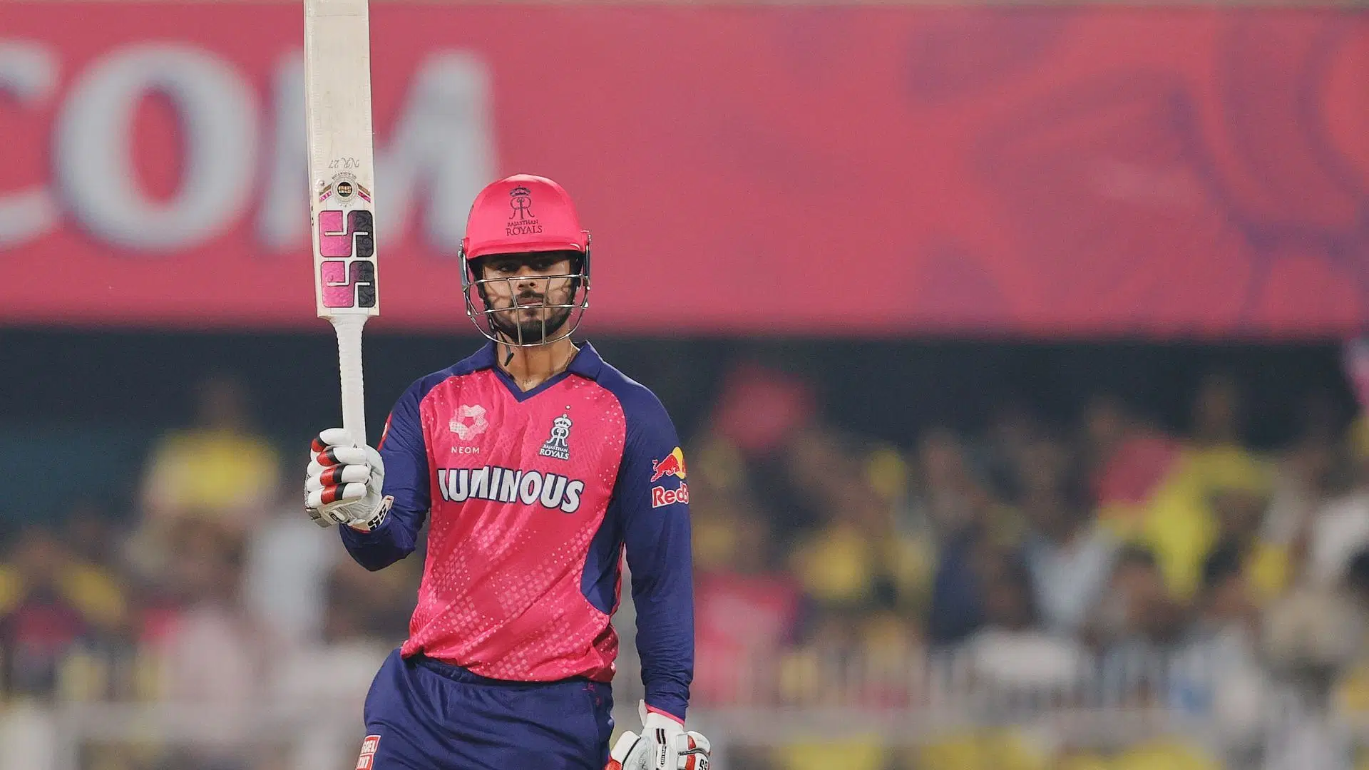 Nitish Rana slammed a sensational fifty against CSK (Image via IPL on X)