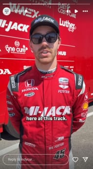 Louis Foster, Instagram/@indycar
