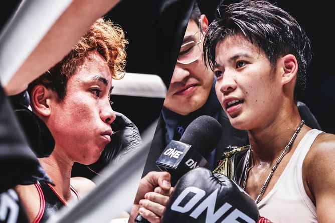 WATCH: Japanese star Kana Morimoto can't hold back the tears after losing Phetjeeja in front of home fans at ONE 172
