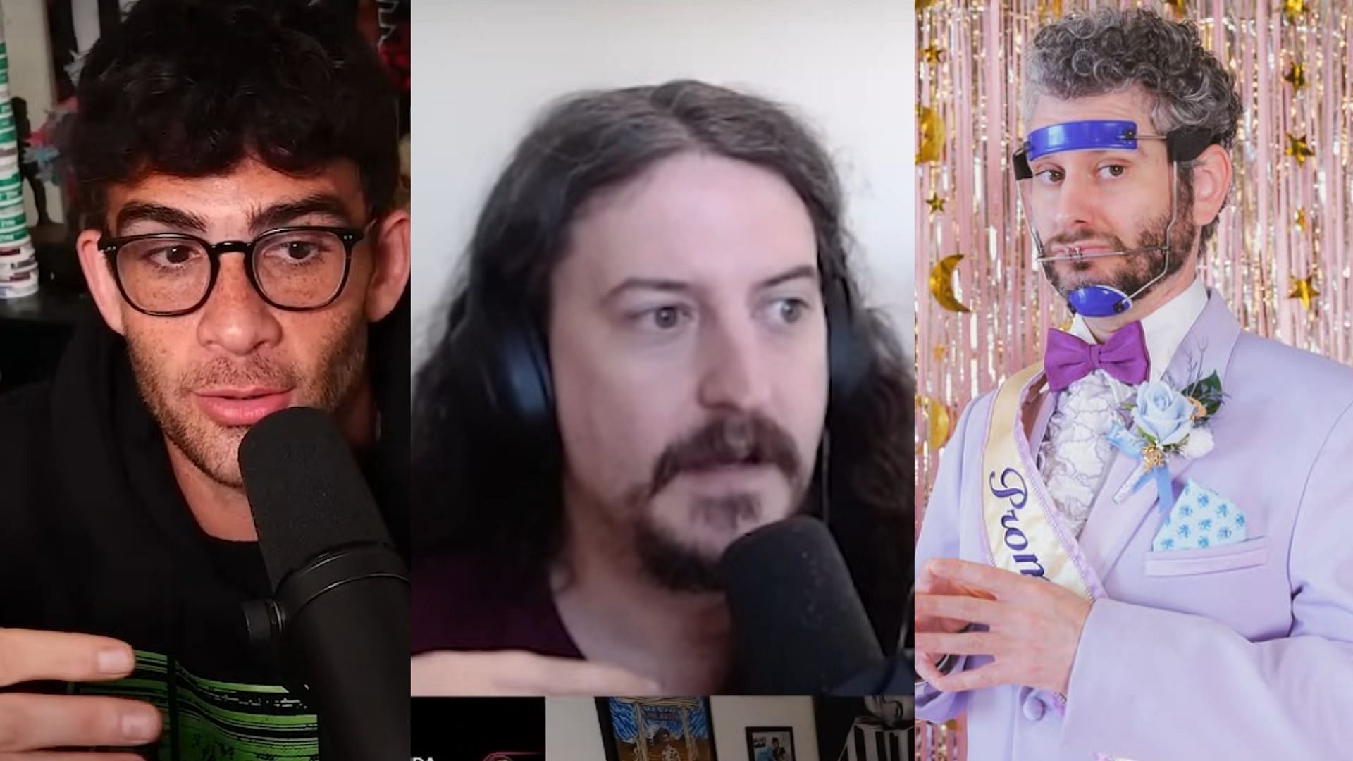 Central_Committee claims Ethan Klein from H3H3 would take drastic measures to get his way (Images via HasanAbi Archive/YouTube, @h3h3productions/Instagram)