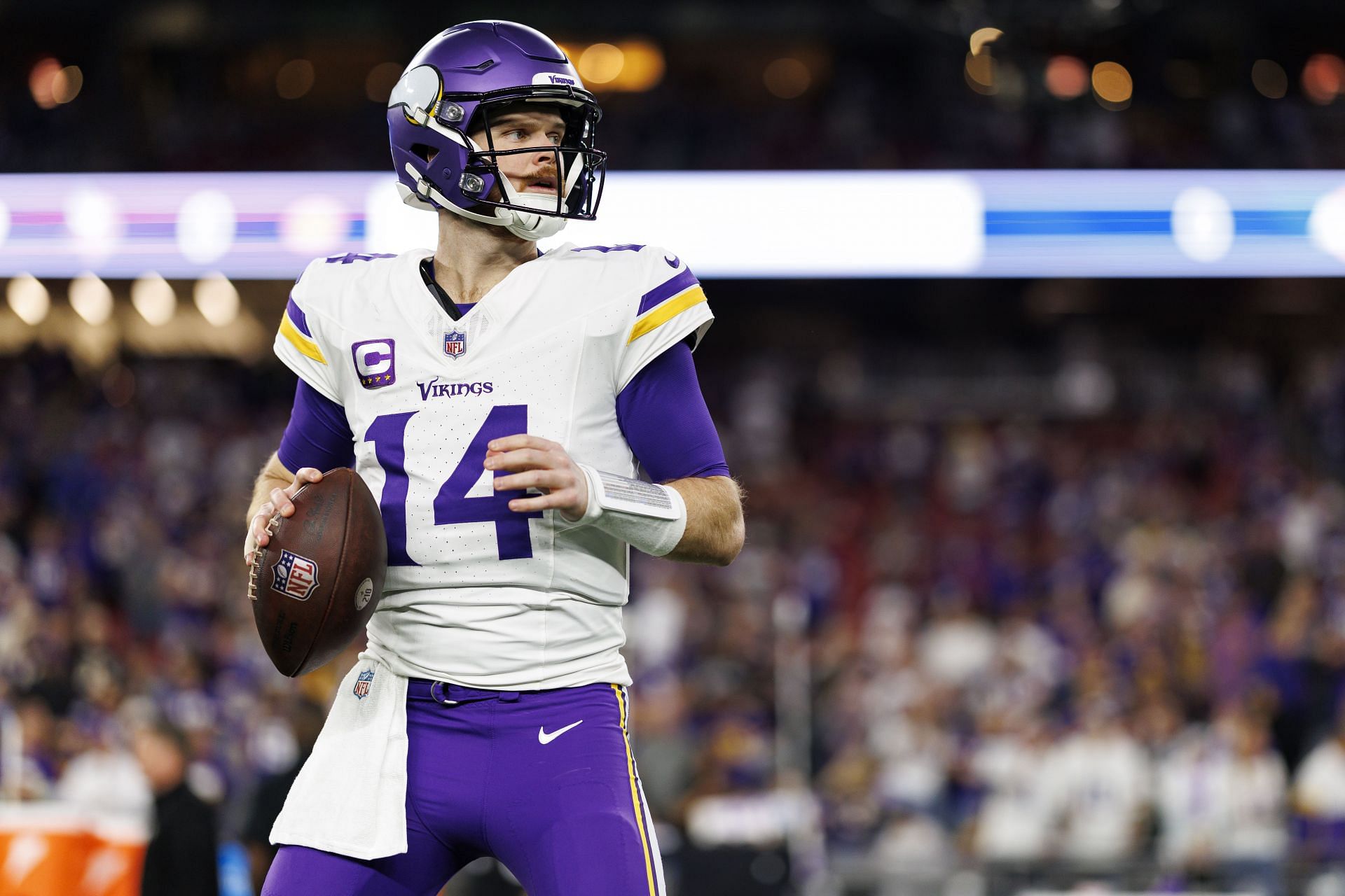 Sam Darnold during NFC Wild Card Playoffs: Minnesota Vikings v Los Angeles Rams - Source: Getty