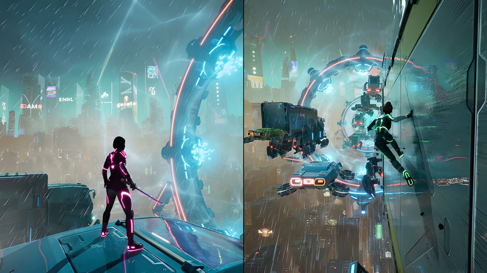 The game will use split screen in co-op mode (Image via Electronics Arts)