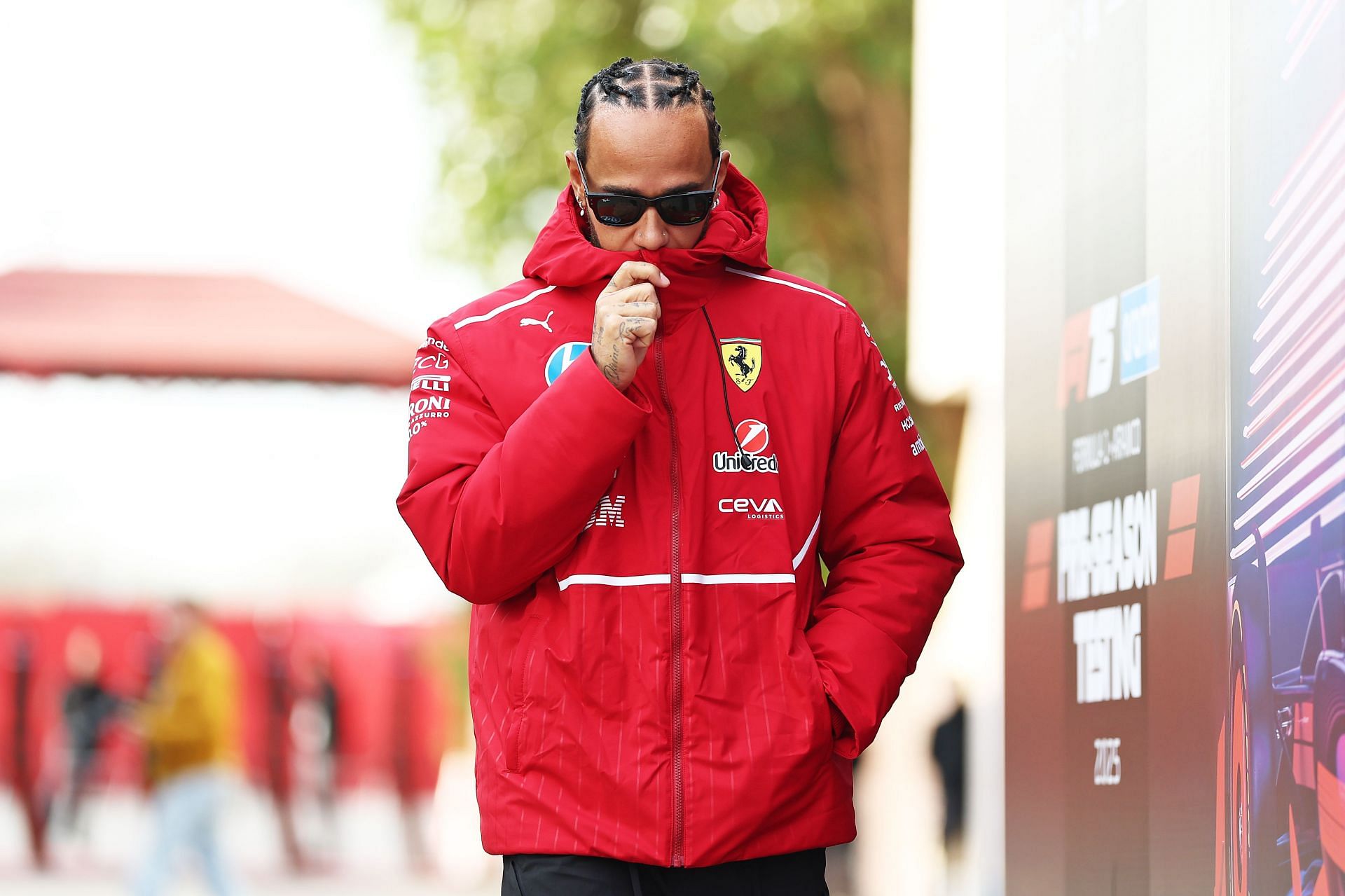 Lewis Hamilton at Formula 1 Testing in Bahrain - Day 1 (Image Source: Getty)