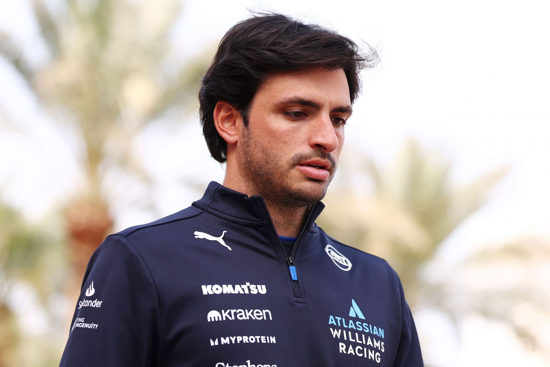 Carlos Sainz at the Formula 1 Testing in Bahrain - Day 3 - Source: Getty