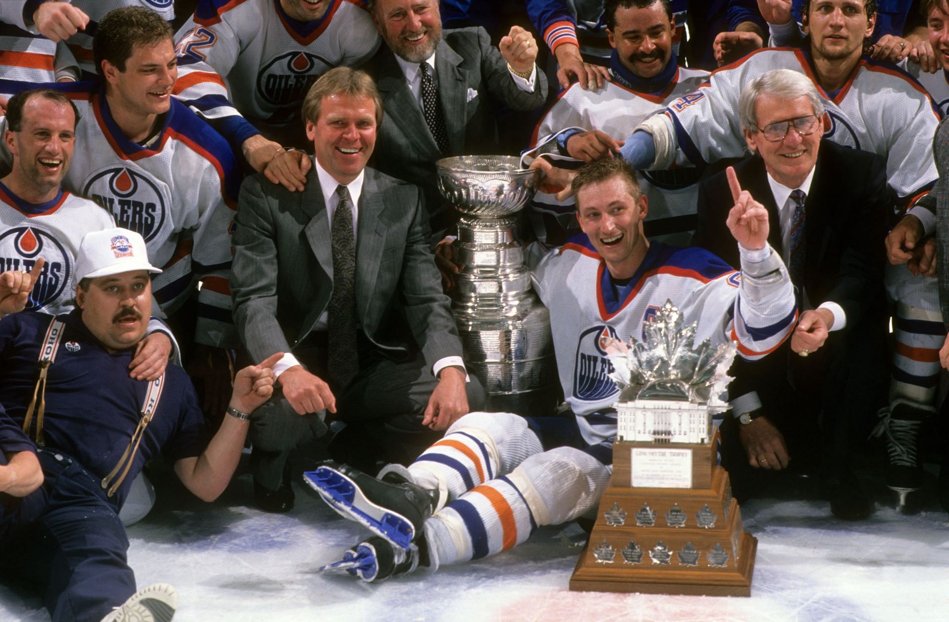 1988 Stanley Cup Finals, Edmonton Oilers vs Boston Bruins - Source: Getty