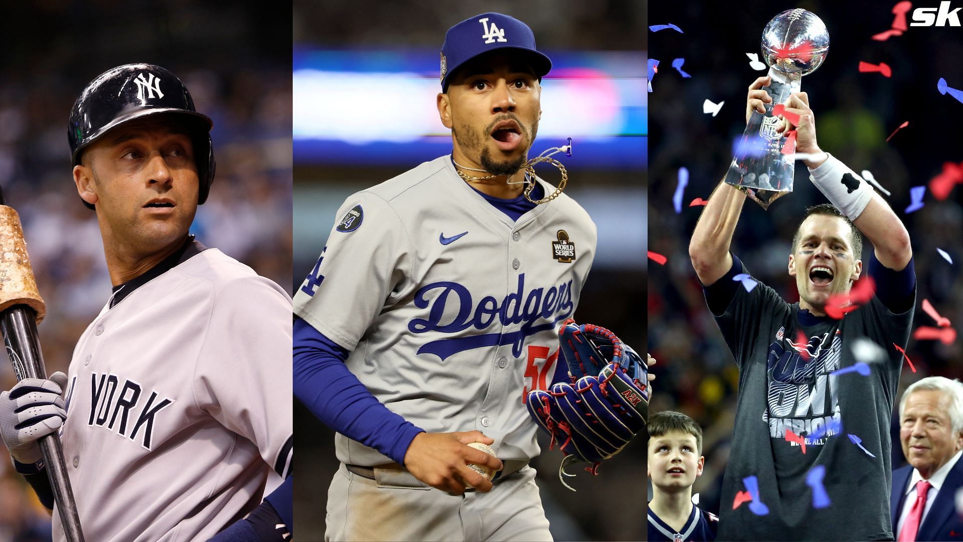 Mookie Betts of the Los Angeles Dodgers runs the bases following a two run home run against the Milwaukee Brewers at American Family Field (Source: Getty)