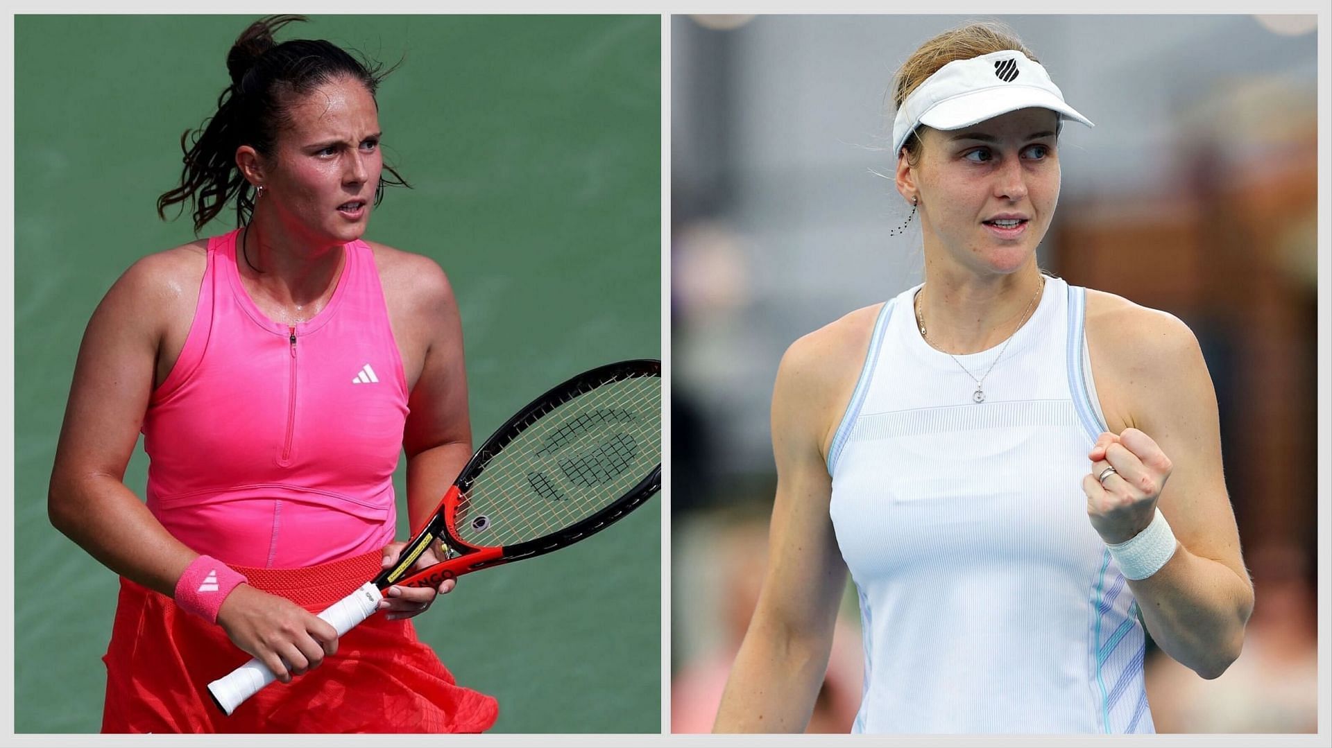 Daria Kasatkina and Liudmila Samsonova will play each other for the first time. (Image credits: Getty)