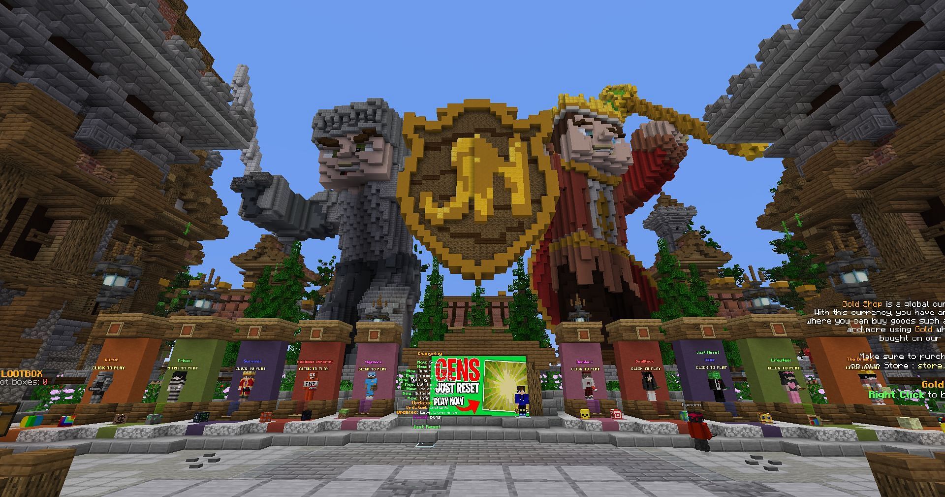 JartexNetwork is a brilliant server (Image via Mojang Studios)