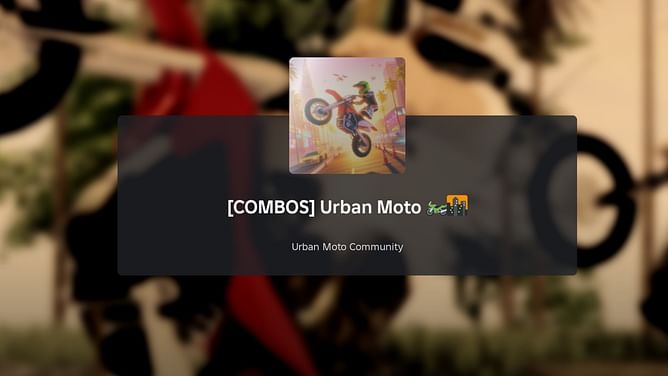 Urban Moto codes (March 2025)