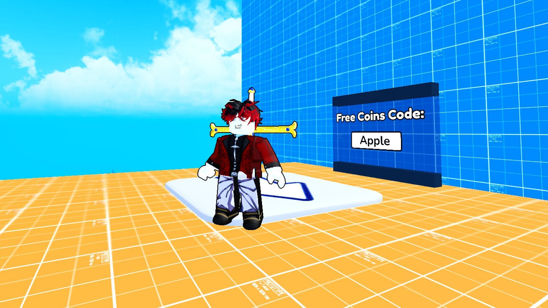 Codes can be found in the game itself (Image via Roblox)