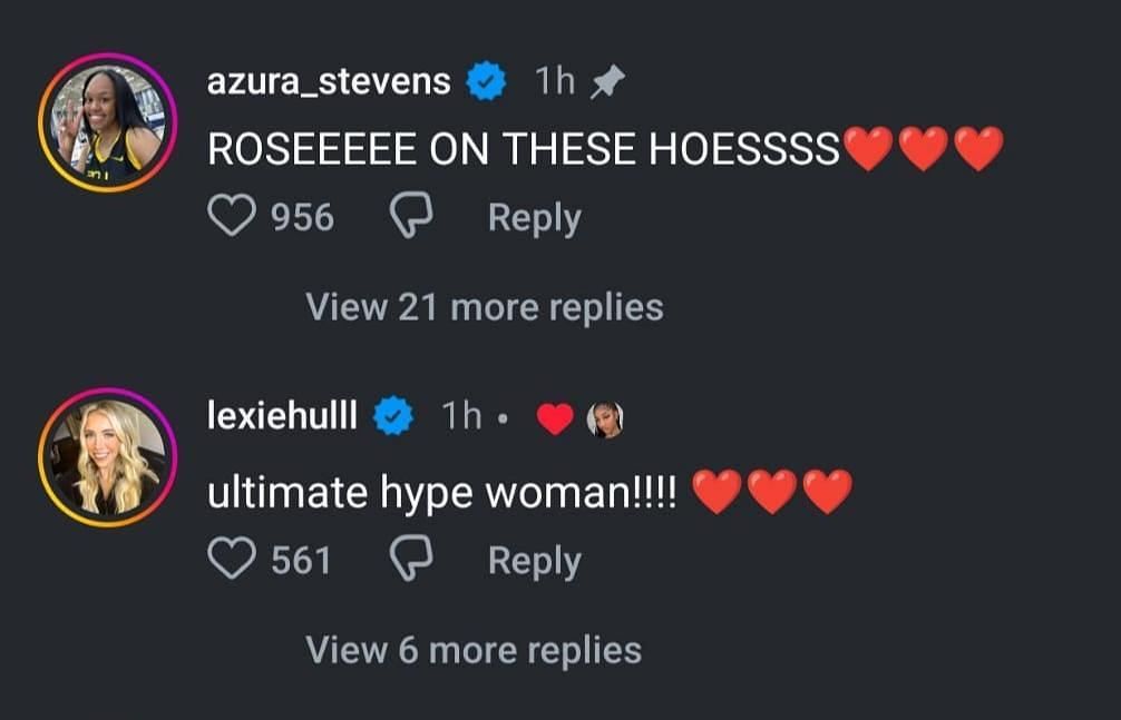 IG comments on Reese&#039;s post