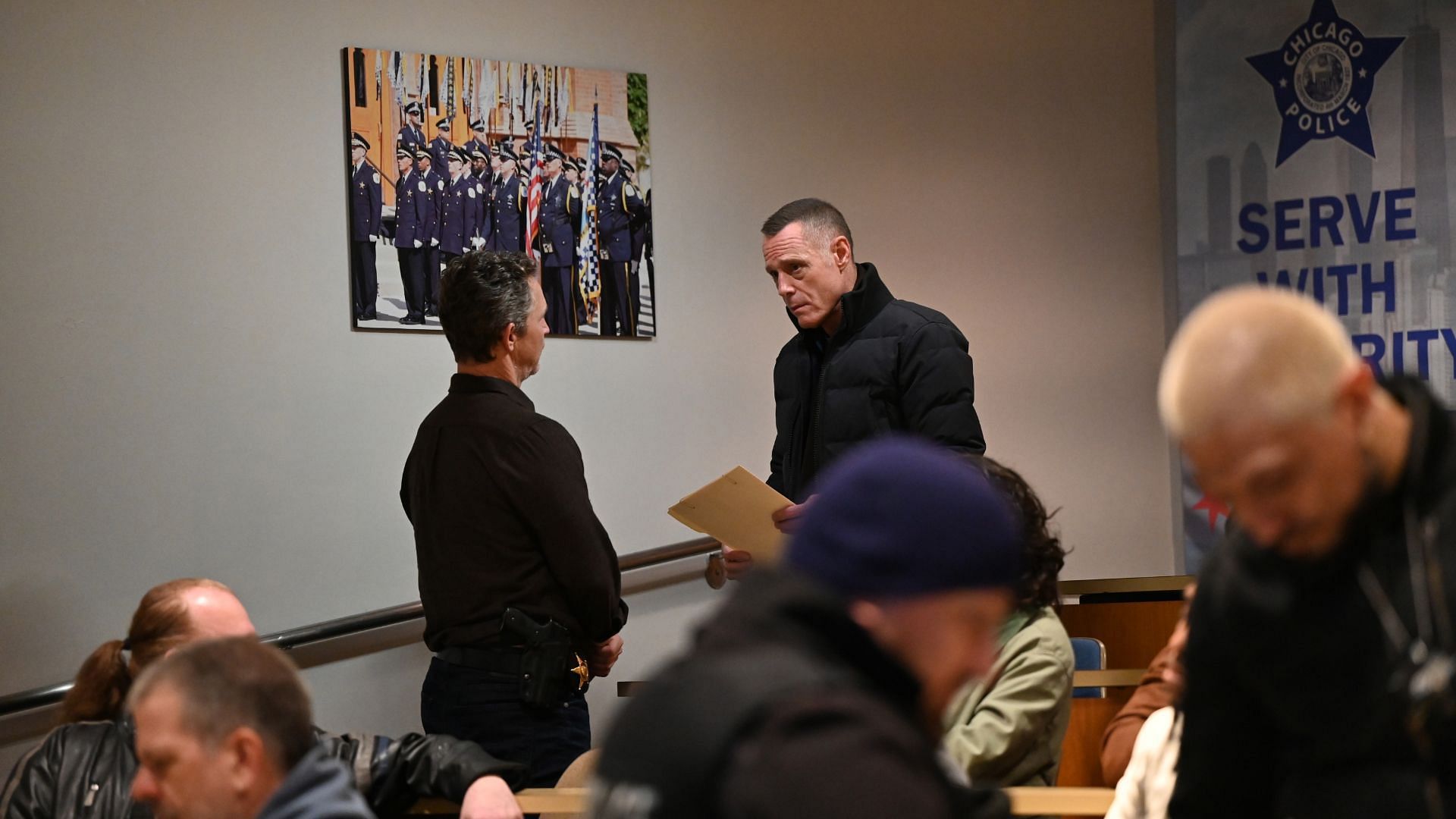 Voight and Reid in a still from the episode (Image via X/@NBCOneChicago)