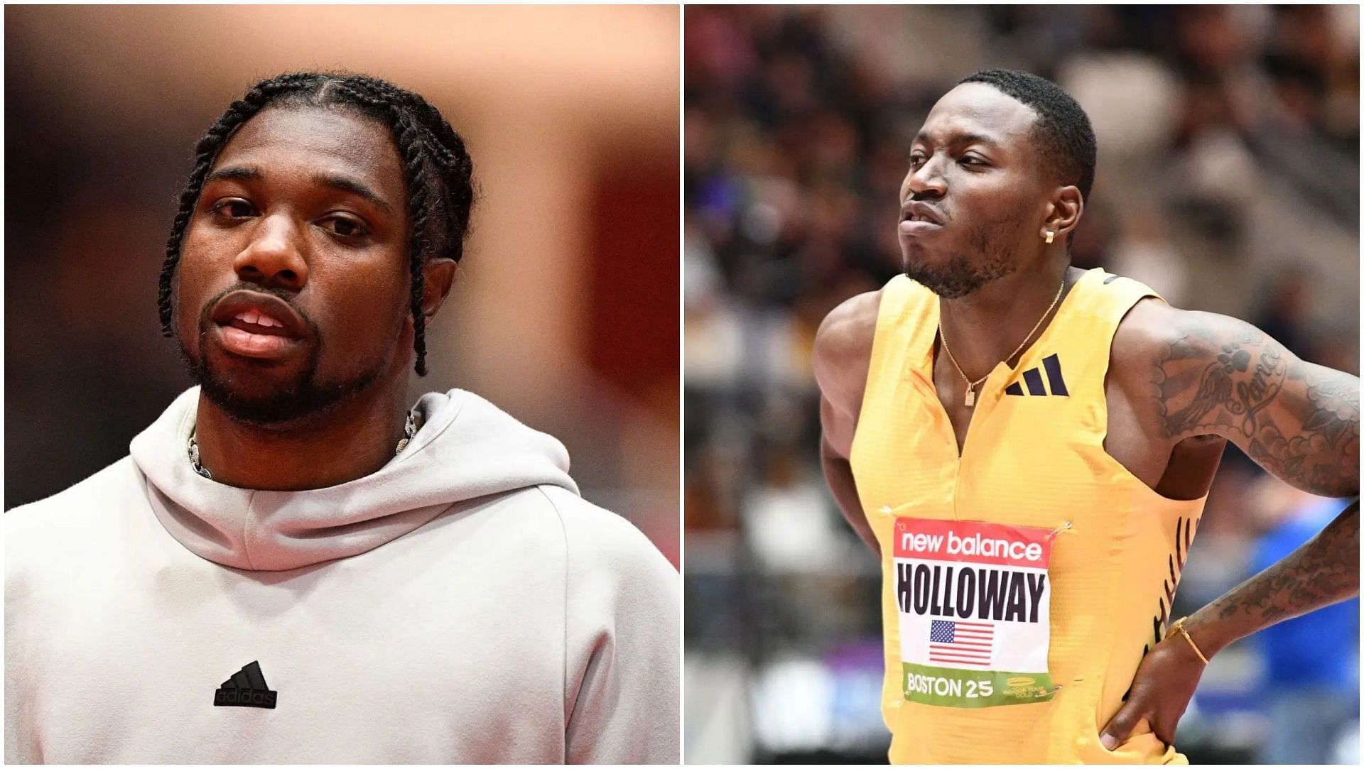 Noah Lyles and Grant Holloway