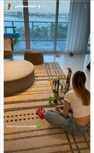 Eugenie Bouchard's Instagram story