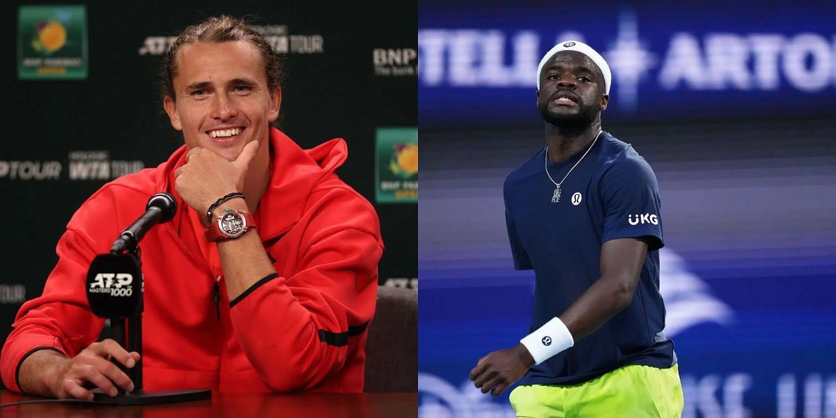 Alexander Zverev (Left), Frances Tiafoe (Right)