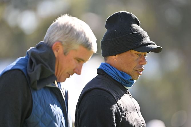 “Really sad to hear that” - Jay Monahan reacts to sad Tiger Woods injury news