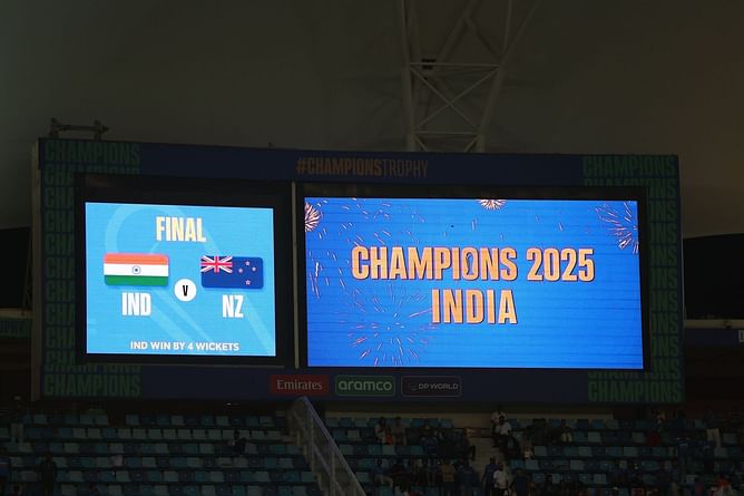 ICC Champions Trophy: Full list of winners from 1998 to 2025