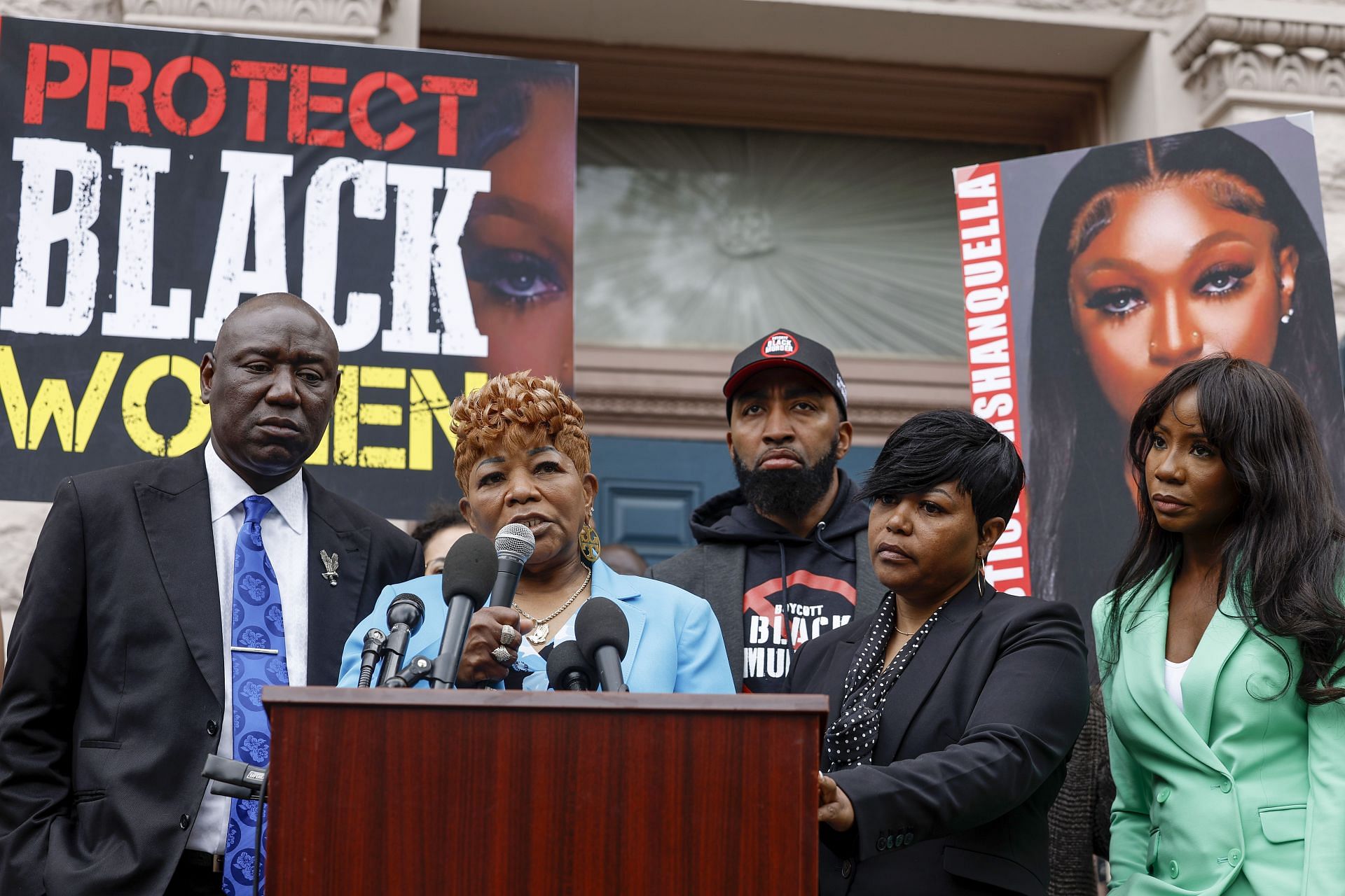 Family Of Shanquella Robinson Protest FBI Handling Of Her Death In Mexico - Source: Getty