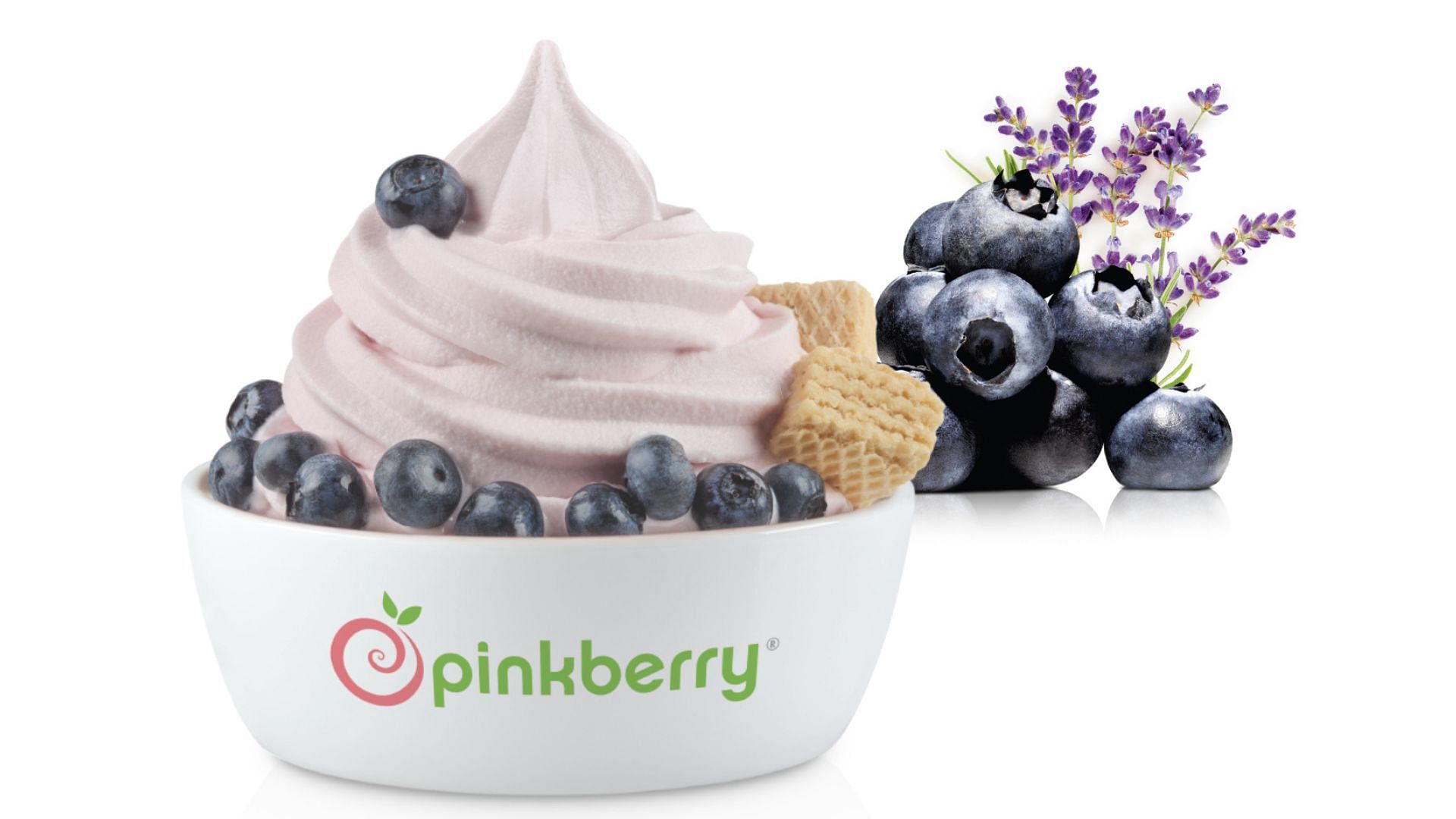 A floral twist on frozen yogurt with Pinkberry&rsquo;s Blueberry Lavender swirl (Image via Pinkberry)