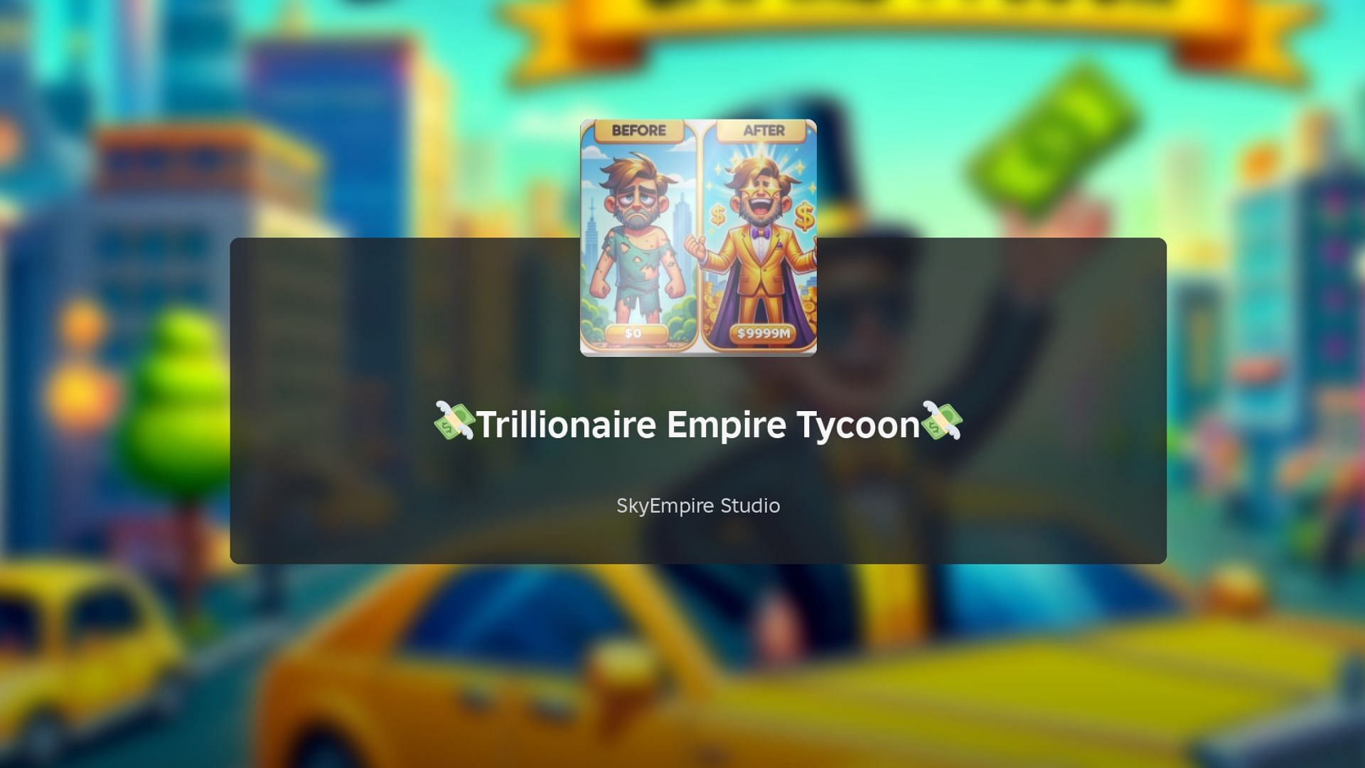 Trillionaire Empire Tycoon loading screen