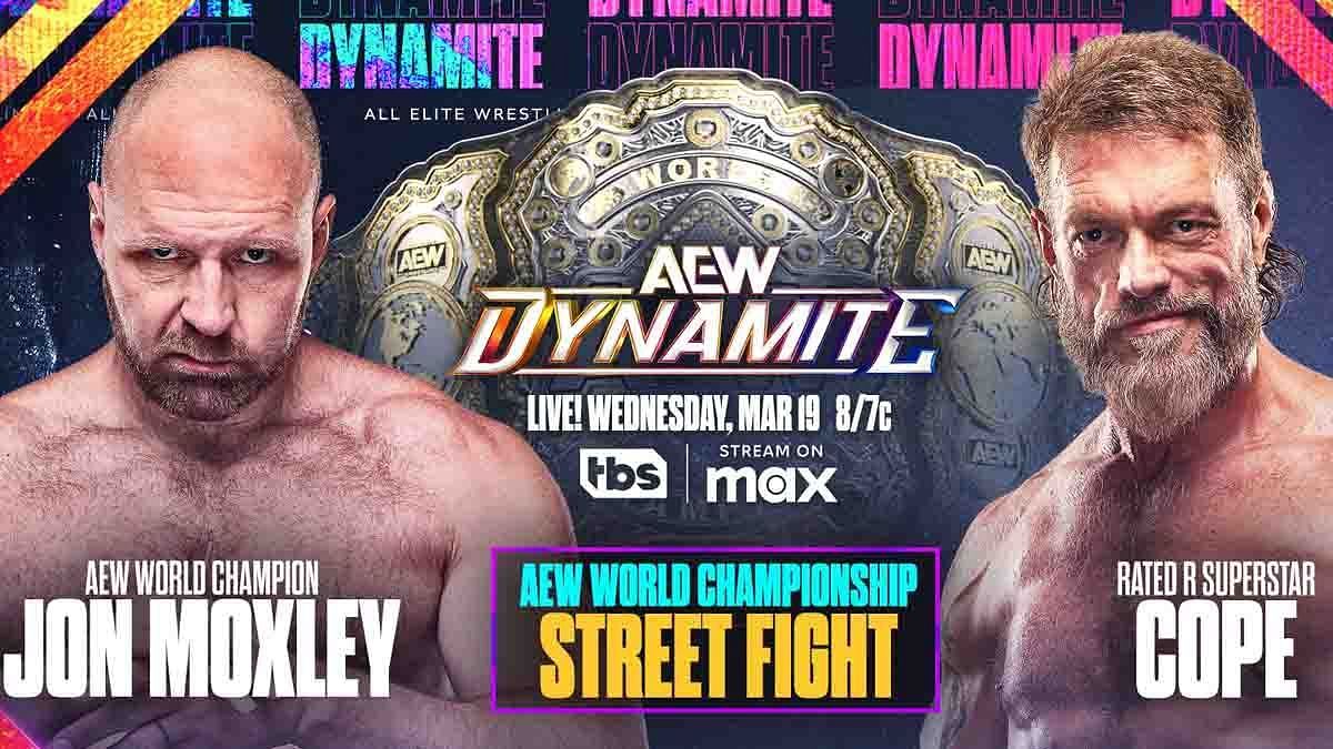 Cope vs Jon Moxley in a Street Fight on AEW Dynamite (Image via AEW