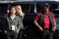PHOTO: Donald Trump's granddaughter Kai Trump has a lighthearted moment at the 2025 Junior Invitational