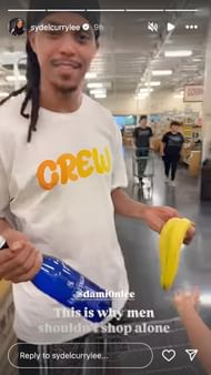 Sydell Curry's IG story