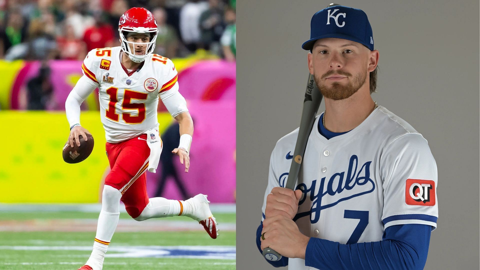 Bobby Witt Jr. dove into his relationship with Chiefs QB Patrick Mahomes (Photo Source: IMAGN)