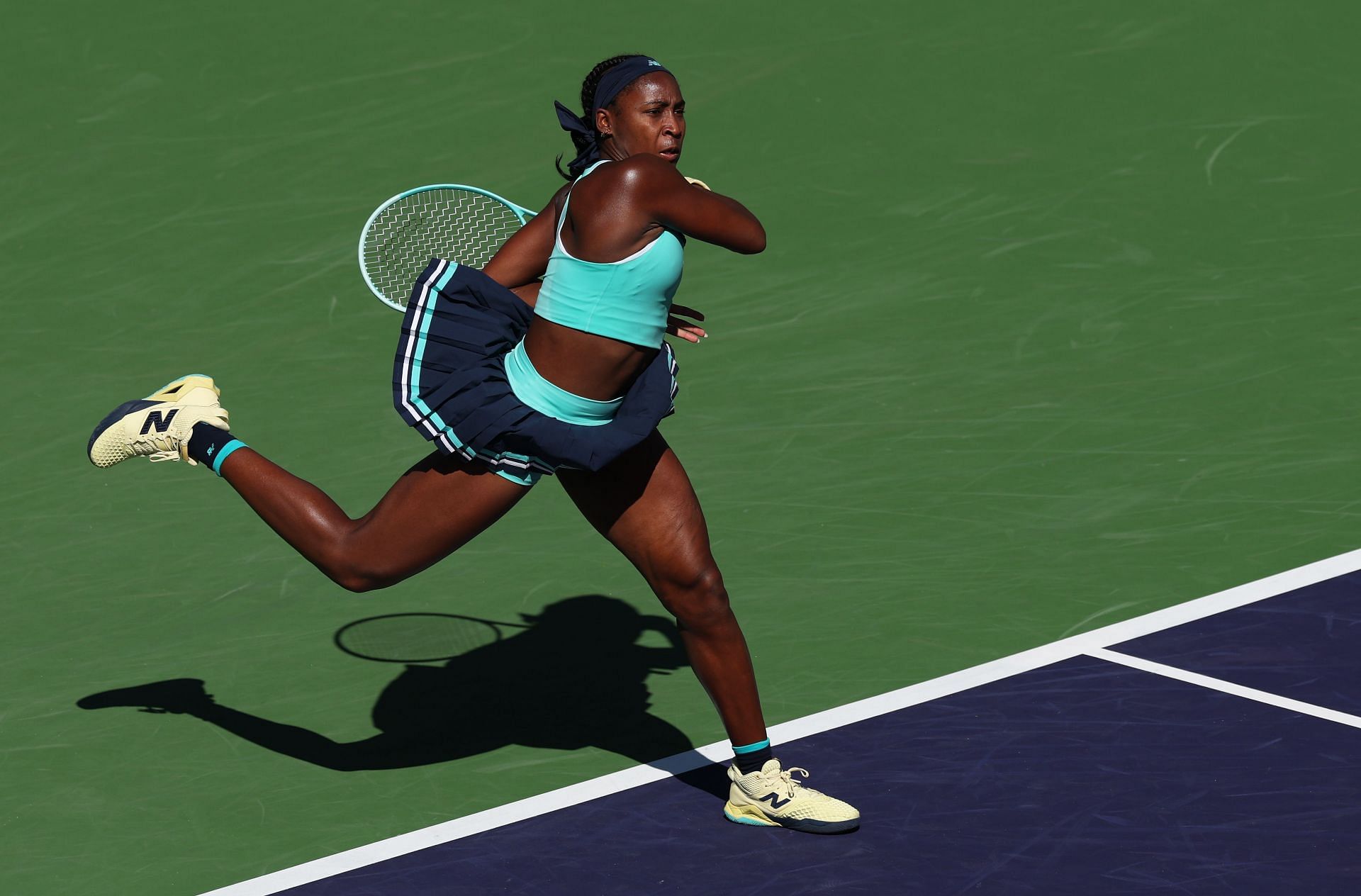 In Picture: Coco Gauff in action during the 2025 BNP Paribas Open in Indian Wells (Source: Getty)