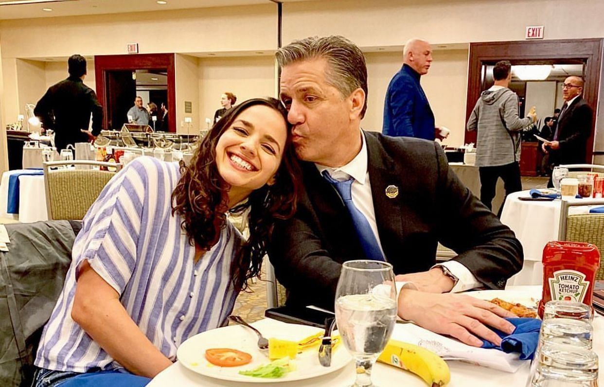 John Calipari and his daughter Megan Calipari on IG. Image via @megancalipari