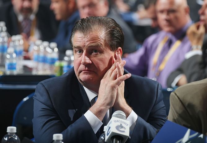 When Vancouver Canucks were slapped with a $50,000 fine for then GM Jim Benning's violation of NHL's public comments rule