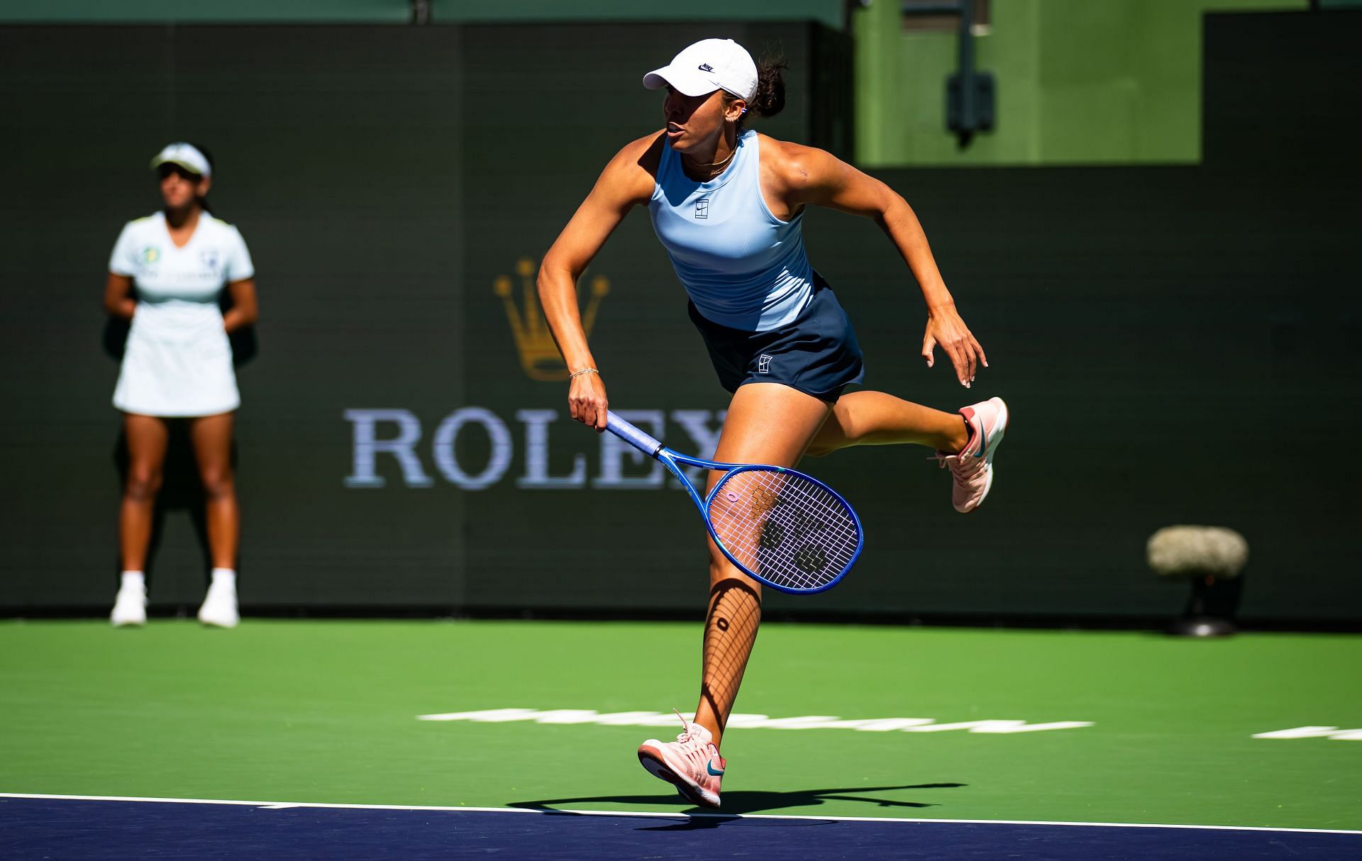 Madison Keys at the BNP Paribas Open 2025. (Photo: Getty)