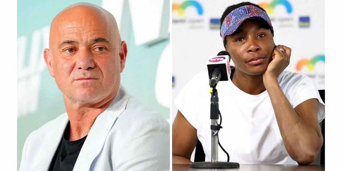 Andre Agassi (L) and Venus Williams (R) (Image Source: Getty)