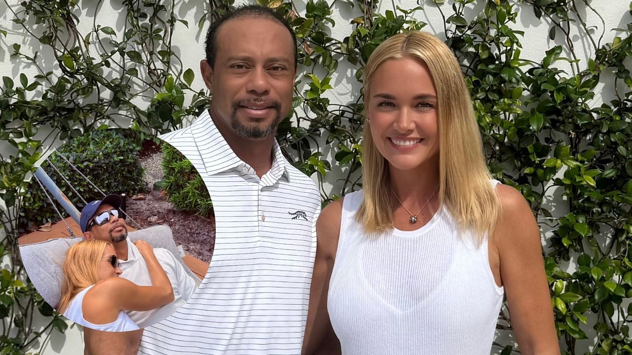 Tiger Woods and his girlfriend Vanessa Trump (Source: @tigerwoods on X)