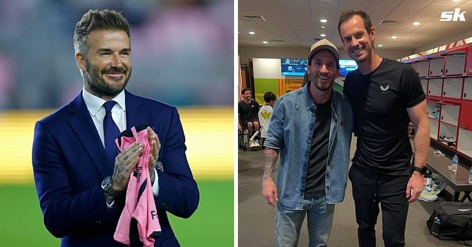 David Beckham offers help to Andy Murray with response from Lionel Messi in Spanish after being asked about doing it on a cold night in Stoke