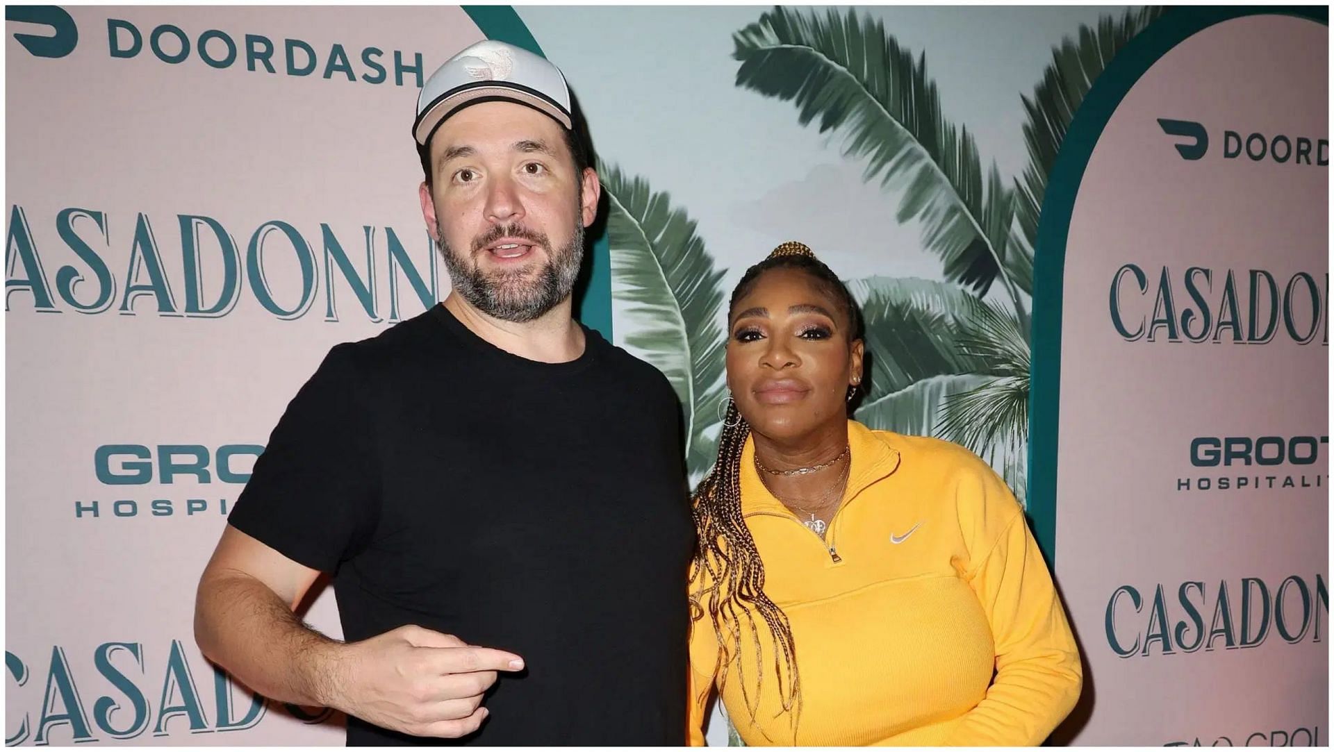 Serena Williams and Alexis Ohanian 