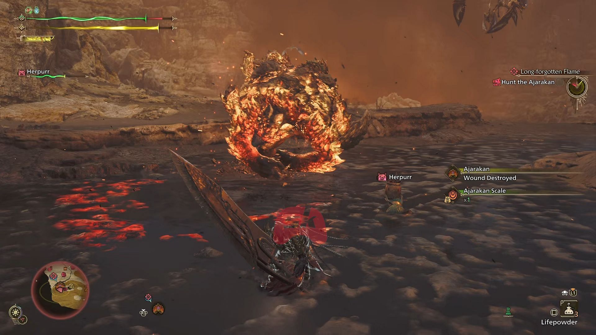 Ajarakan in Monster Hunter Wilds (Image via Sportskeeda Gaming || Capcom)