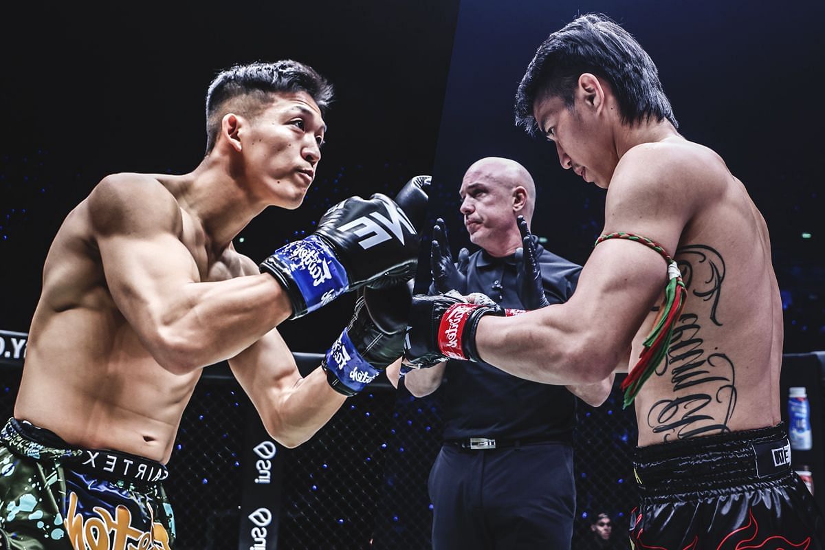 (From left) Masaaki Noiri and Tawanchai PK Saenchai.