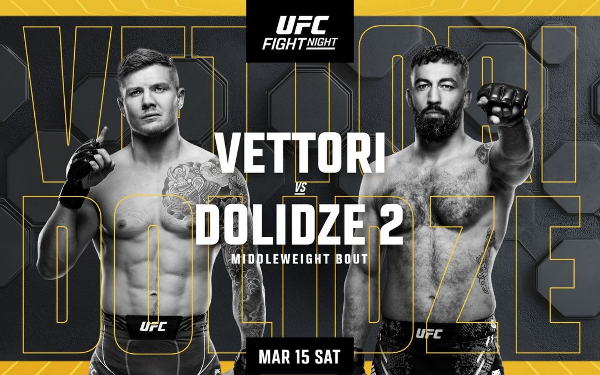 UFC Vegas 104: Marvin Vettori vs. Roman Dolidze 2 octagon walkout songs.