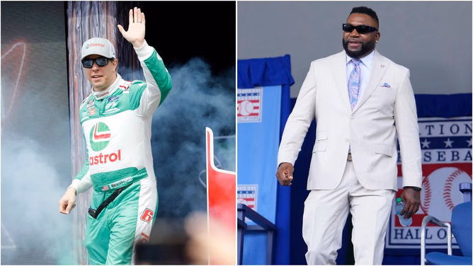 In Photos: Brad Keselowski gives $55M baseball legend David Ortiz a high-speed NASCAR experience at Homestead
