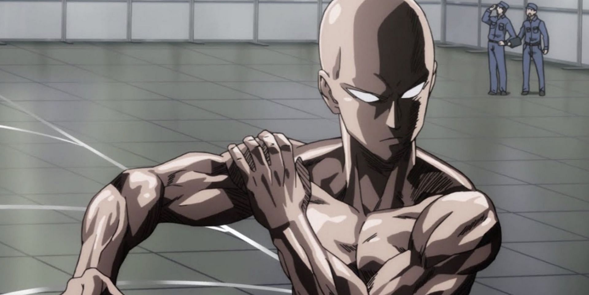 Saitama as seen in anime (Image via Madhouse)